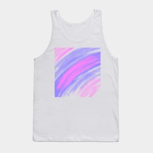 Pink purple watercolor abstract art Tank Top